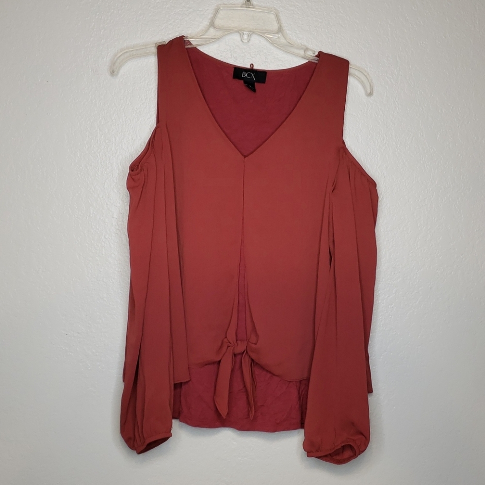 Maroon off shoulder